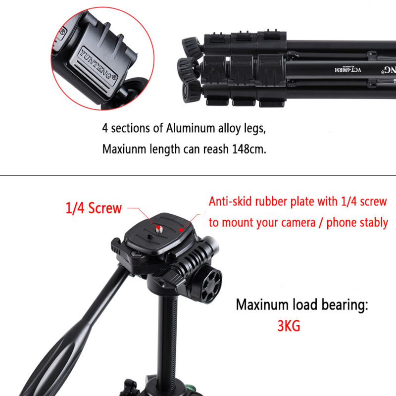 YunTeng YT-690 Monopod selfie stick 11