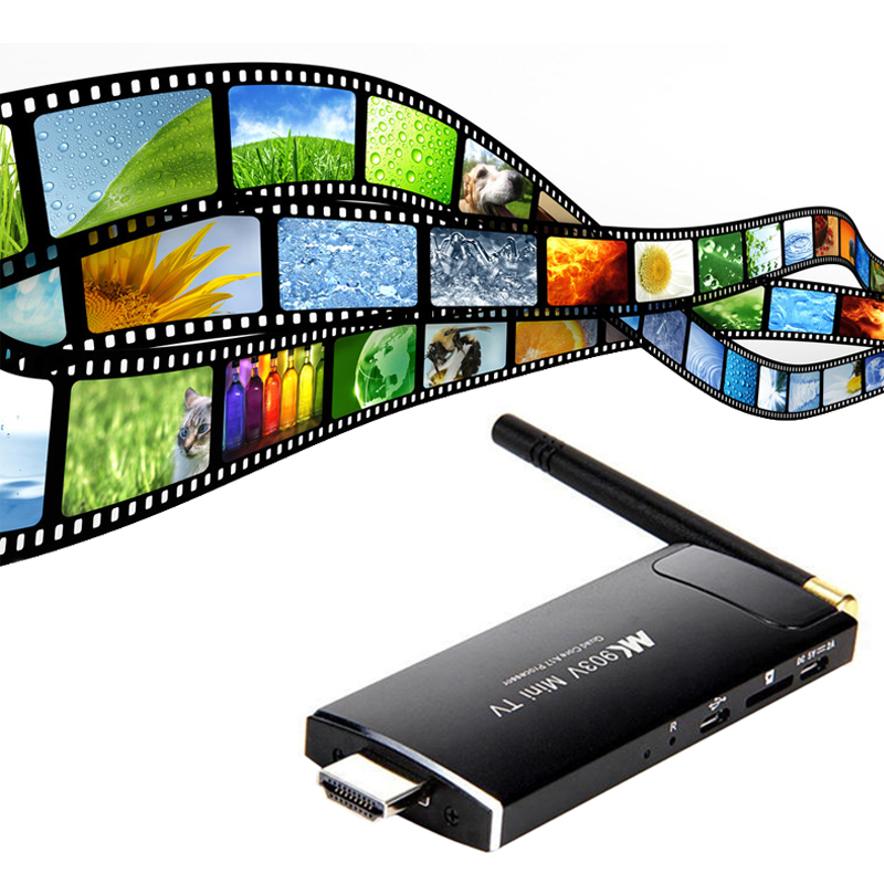 1 PCS TV BOX Dongle For  Quad Core 4K Wifi XBMC 2GB/8GB with IR Remote Control ( US Plug )