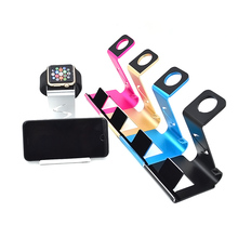 New Reach Multi functional Smart Watch Phone Tablet Stand Holder Aluminum Alloy 3 in 1 Lazy