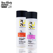 Brazilian keratin hair straightening 100ml 2 pcs free shipping for Repair damaged hair and straighten hair wholesale hair care
