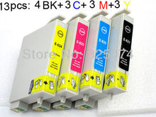 13 , совместимых T0631 T0632 T0633 T0634 для принтера Epson стилус 67 87 87 + CX3700 CX4100 CX4700 CX5700F