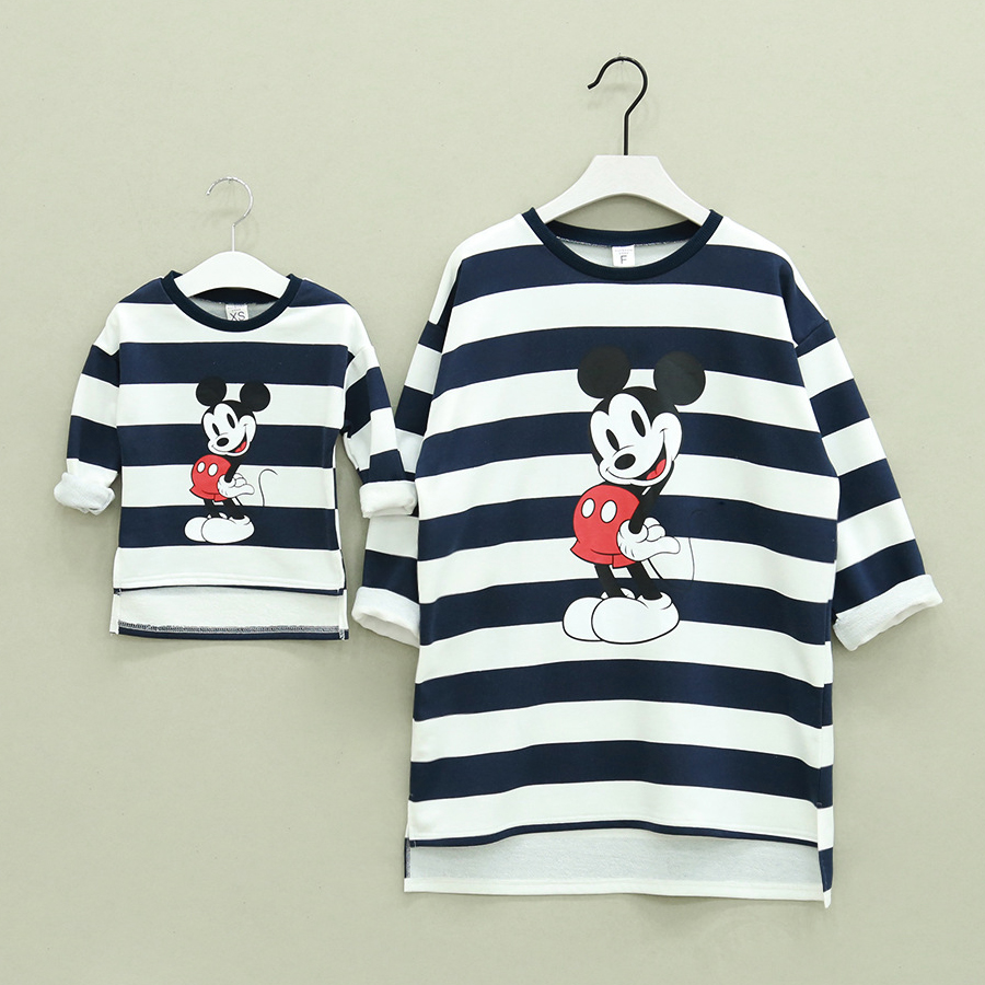 2016 Autumn Spring Family Matching Outfits Long sleeved Cotton font b T shirt b font font