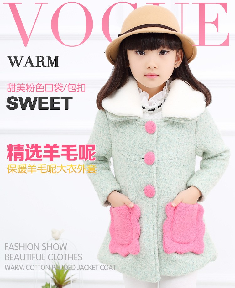 Girls Wool Coat (3)