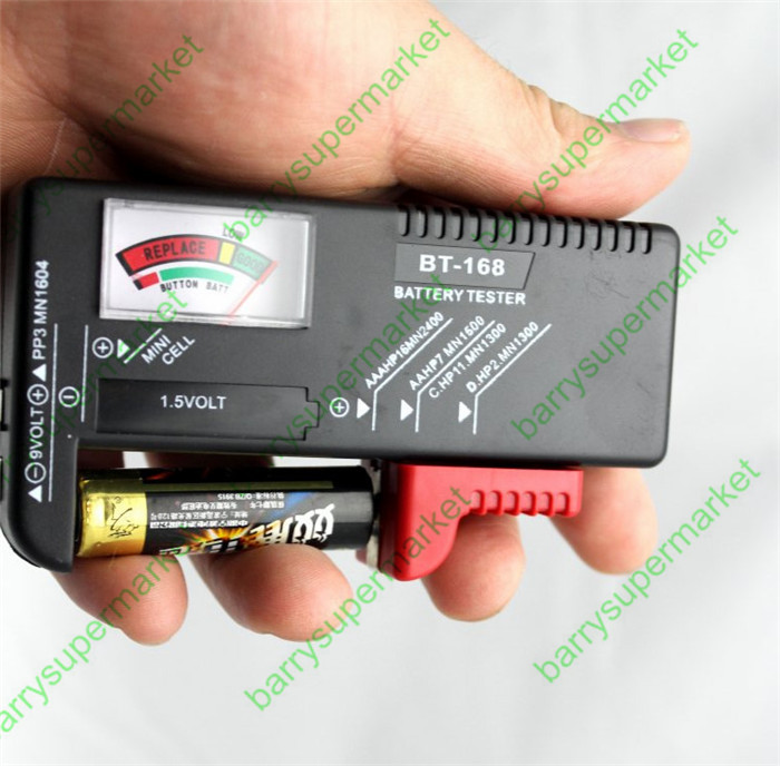 10pcs BT-168 Universal Battery Tester Checker Load Test Volt Checker for AA AAA C/D 9V Button Cell