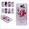 Back Cover Hard For Samsung Galaxy A3 2016 A310 Phone Case Flower Diamond Carcasas Coque For