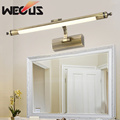 56cm american vintage bedroom makeup mirror light europe copper washroom wall lamp hotel preferred fitment lights