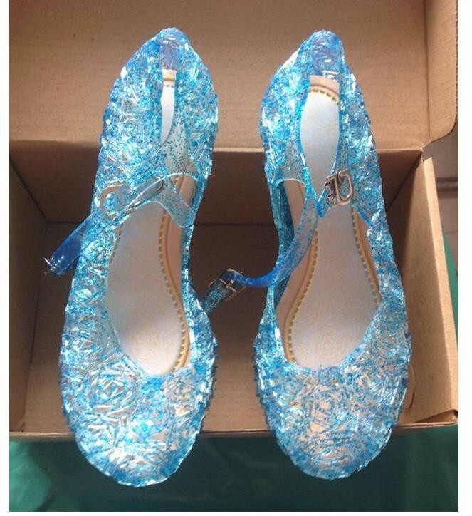 2019 New 2015 Frozen Shoes Elsa Princess Sandal Fashion