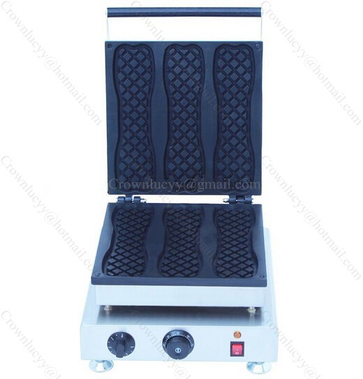 Description Picture 2 of itemNew Design Shape Stainless steel electric Waffle maker machine; waffle pan