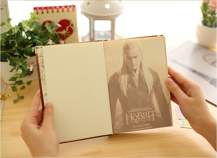 New Hobbit Notebook Vintage Hardcover Notebook for Gift Movie Hobbit Daily Memo Notepad Travel Journal A5 Size Four Designs4