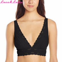 Sheer Bralette Lace Bra Sexy Plunge Mesh Bras For Women Female Underwear Black Push Up Lingerie Sexy Underwear Intimate Tops