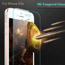 High Quality 0 3mm 9H 2 5D Curve Tempered Glass for Apple iPhone 5 5s 5c