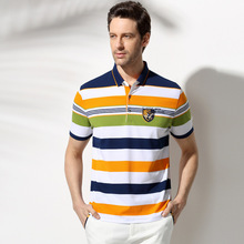 2016 new men’s striped classic polo shirt fashion cotton brand clothing spring summer casual men tee shirts high quality