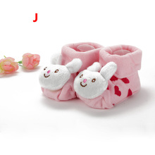 Kids Baby Unisex Newborn Animal Cartoon Socks Cotton Shoes Booties Boots 0 10M