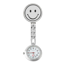 Top Quality Smile Face Nurse Fob Brooch Pendant Watch Portable Pocket Watch Clip Watch Medical Use