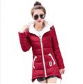 2016 Latest Winter Fashion Women Down jacket Hooded Thickening Super warm Irregular Coat Medium long Slim