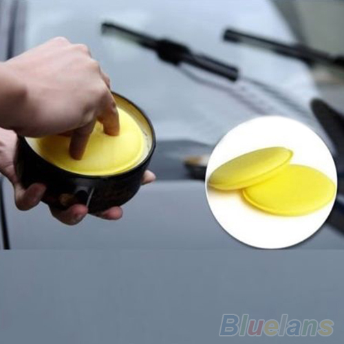 12x Waxing Polish Wax Foam Sponge Applicator Pads For Clean Cars Vehicle Glass Accessories 02CJ 4AGM