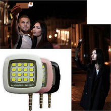HOT!!LED flashlight for camera Phone support for multiple Selfie sync Photography LED Light For IOS Android iphone 6 5 S samsung