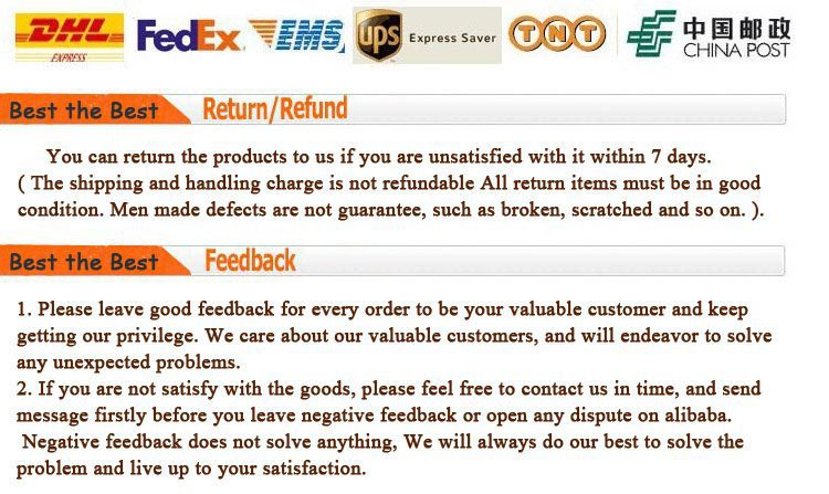 refund and feedback