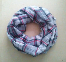 Free Shipping 2015 New Fashion Brand Tartan British Multi color Plaid Infinity Scarves Snood For Women/Ladies