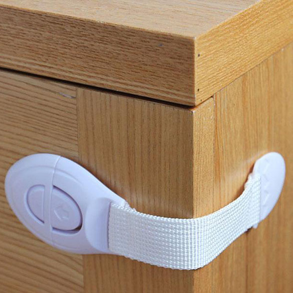 New Hot Sale Baby Safety Lock Drawer Or Toilet Lock Multi function Cloth Belt Safety Free