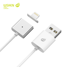Original WSKEN Adsorbent Metal Magnetic USB Charging Charger data Cable for Apple iPhone 5 5s 6 6s plus for iPad Air