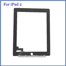Hot Selling Black Color Touchscreen Digitizer For iPad 2 Touch Screen Panel Free Shipping Digitizer Glass Retail 1 Pc