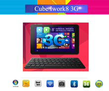 New Arrival Cube iWork8 3G Dual OS Super Edition Tablet 8” IPS 1280*800 Intel Z3735F Quad Core Win8.1 BT HDMI Dual Camera