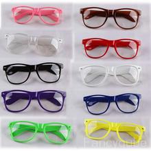 Fashion Retro Glass Frame Trendy Glasses With No Prescription Lenses Myopia Plain Mirror Armacao De Oculos Accessories HG-0062