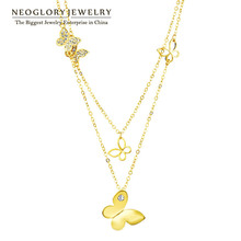 Neoglory Accessories For Jewelry Necklace Ziron 14K Gold Plated Female Discounts Free shipping