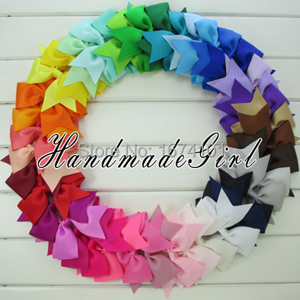 3 5 Baby Ribbons Pinwheel Cheer Bows Hair Accessories Kids Hairbows Infants Hair Bow Cheerleading Bows