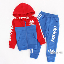 2016 Brand Children Boys Girls Clothing Sports Suits Set 3 10 Years Kids Football Clothes Sets