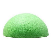 Free Shipping Natural Konjac Konnyaku Facial Puff Face Wash Cleansing Sponge Green GUB 