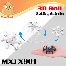 UFO Electric RC helicopter 4 Channels 6Axis MJX X900 Quadcopter White And Black Mini Drone With LED Light
