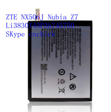 Quality warranty Original 3000mAh Li3830T43P3h745750 Battery For ZTE NX506J Nubia Z7 Mobile phone Batterie Free shipping
