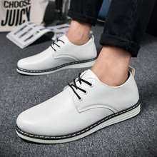 Casual Shoes Men 2016 Summer Fashion Hot Sale Men Flats High Quality Lace Up Size(39-44) Black&White Men Casual Shoes l69 65
