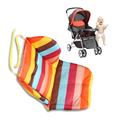 Baby Stroller Cushion Pad Baby Infant Stroller Accessories Rainbow Color Soft Thick Prams Cushion Chair BB