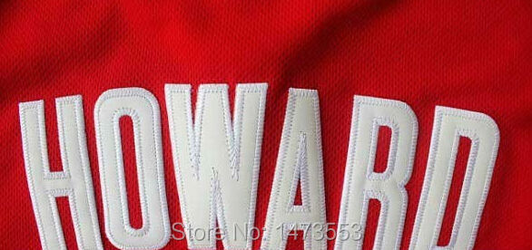 Houston #12 Dwight Howard Red Throwback Jersey_01