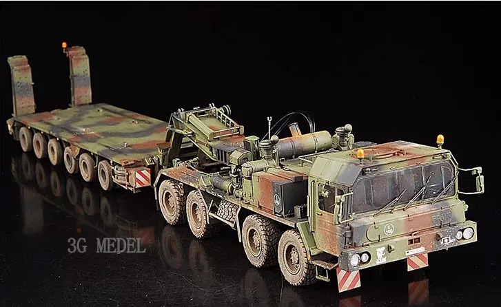 Trumpeter 00203 German military assembled model like 56 tons tank truck