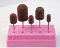 free shipping 5pcs set 80 Electric Nail Drill Sanding Bands Nail Art Pedicure Bits Nail Accessories