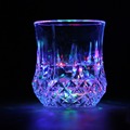1Pc LED Flashing Glowing Water Liquid Activated Light up Wine Glass Cup Mug Party