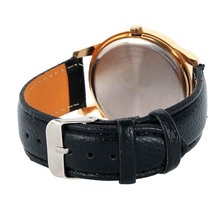 Women Bling Crystal Faux Leather Analog Quartz Wrist Watch Charm Watch