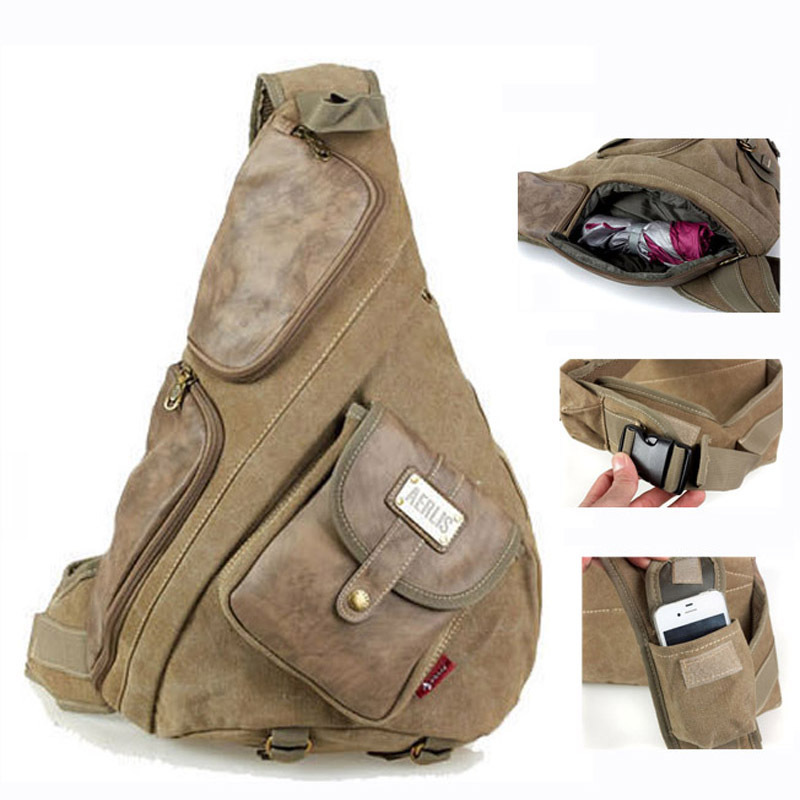 tactical canvas messenger bag