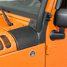 2 шт. прочный черный клобук-образным тело броня для Jeep Wrangler рубикон сахара Jk и неограничено 2007 2008 2009 2010