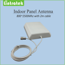 800-2500mhz 2G 3G Indoor Panel antenna with 2m cable indoor Antenna for Mobile Signal Booster