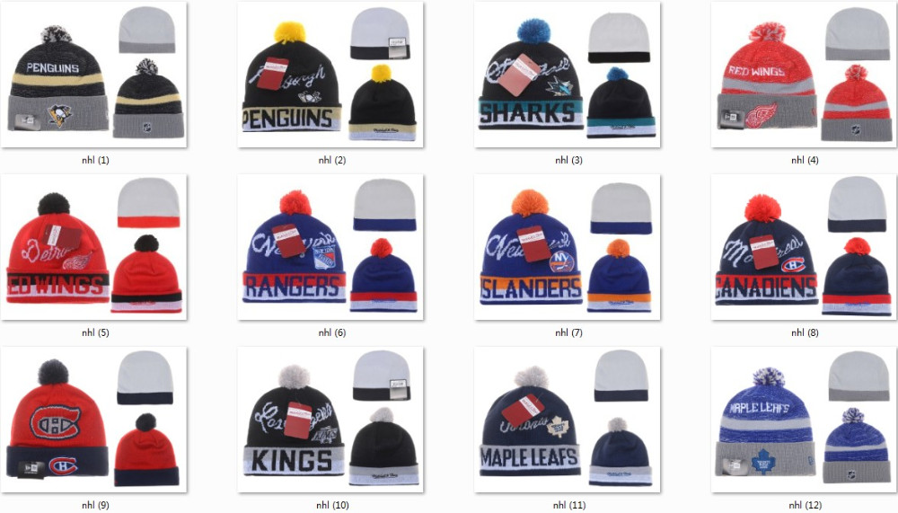 Cheap NHL beanies hats knitted Hat 
