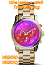Dazzle colour magic change ladies fashion quartz watches MK5939 MK5940 original box Wholesale and Retail Free