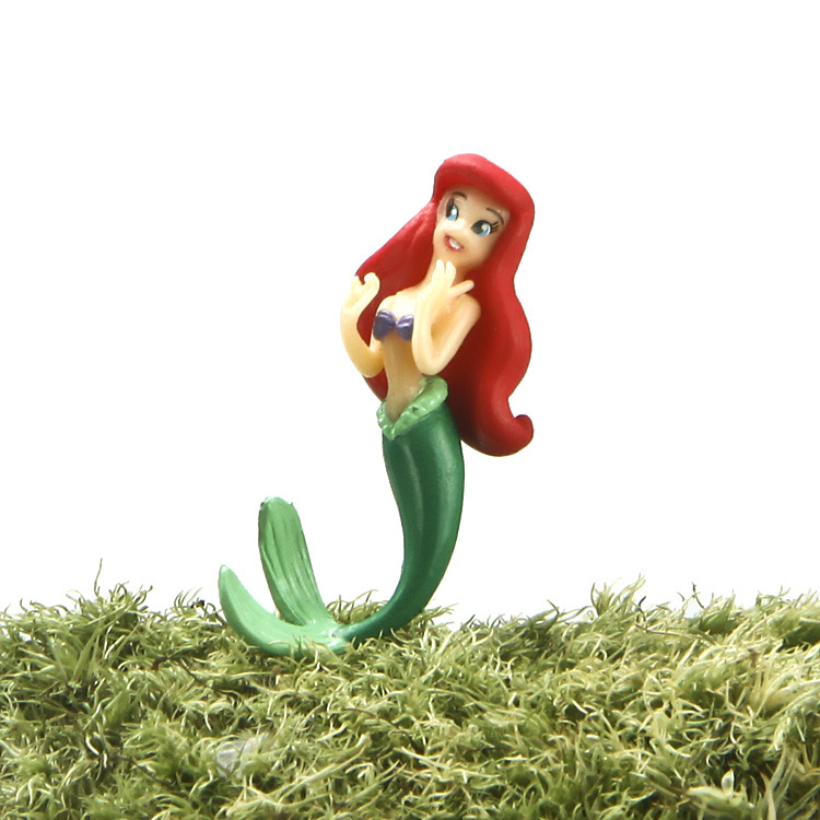 3pcs The Little Mermaid Toys Princess Theme Action Figures