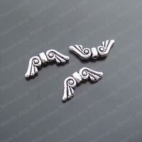 (15312)Fashion Jewelry Findings,Accessories,charm,pendant,Alloy Antique Silver 20*7MM Wing 50PCS