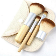 Hot selling Women 4pcs set Hot Selling New BAMBOO Makeup Brush Set 4pcs Make Up Brushes