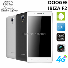 Freeshipping Original Doogee F2 IBIZA 5 0 inch Android 4 4 MTK6732 Quad Core 64bit OTG